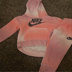 Nike Peach and Cream Toddler Set